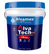 Impermeabilizante De Calidad 19l Alvatech 10 Años Alvamex