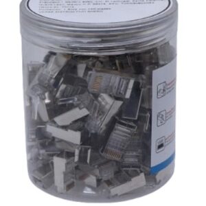 lug Modular RJ45 Cat6 Blindado, Chapado en Oro 30 Micras