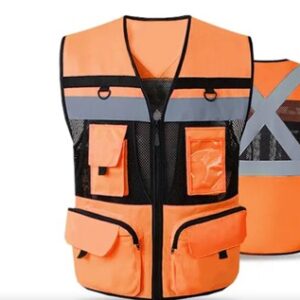 Chaleco Reflejante Seguridad De Industrial Amarillo Naranja
